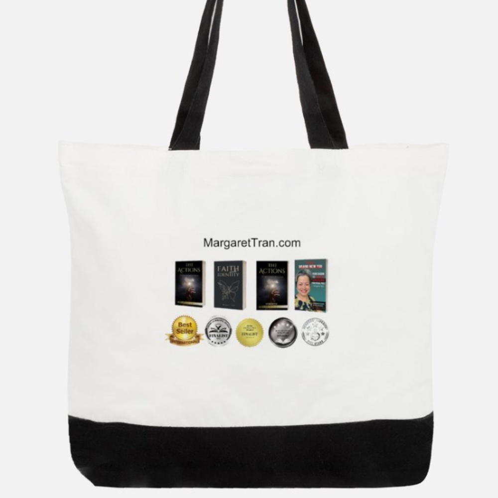 Author’s Books Double Sided Print Cotton Tote Bag